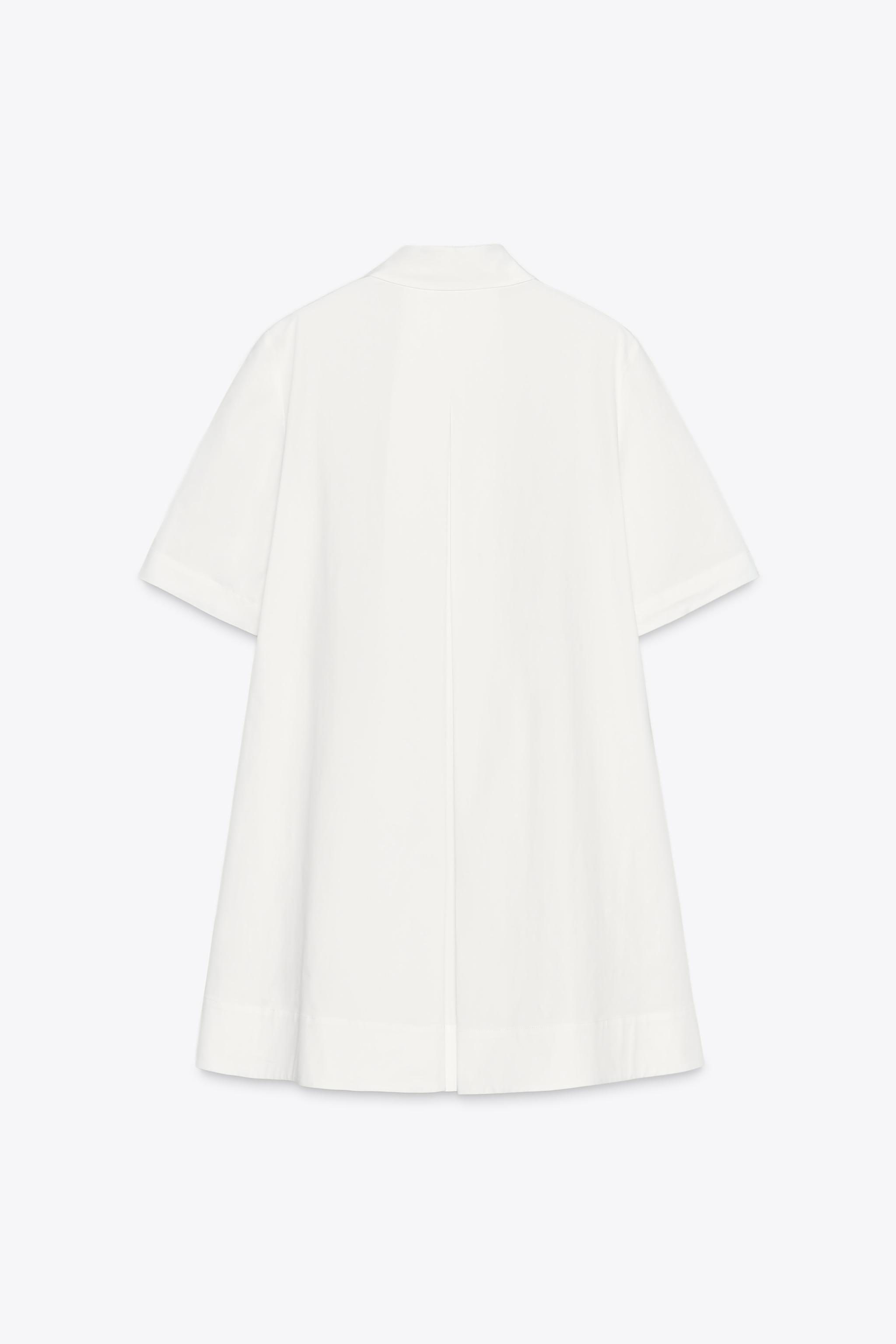 ROBE COURTE EN POPELINE ZW COLLECTION